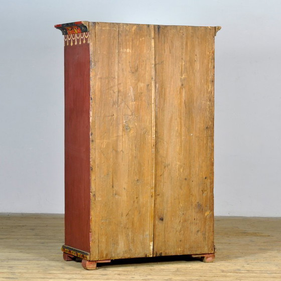 Image 1 of Deutscher Hochzeitsschrank, datiert 1850