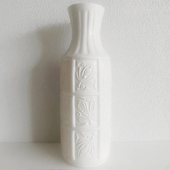 Image 1 of Jarrón Bay de Alemania Occidental, blanco, años 50