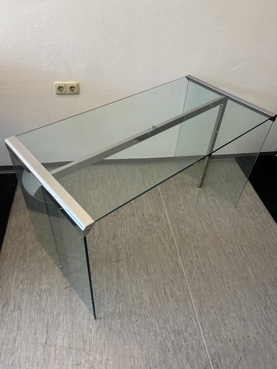 Image 1 of Gallotti & Radice - Desk/Console - President Scrivania - Glass/Chrome