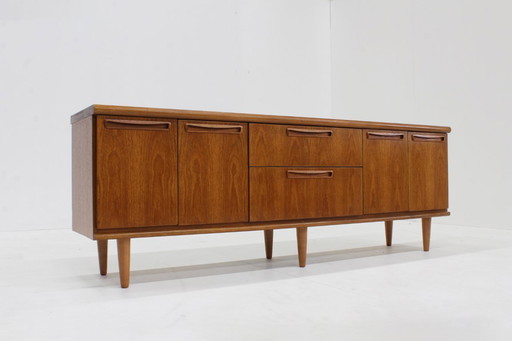 Vintage Mid-century large sideboard, 1960s teak