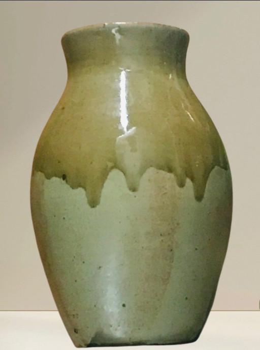 XL Provence glazed earthenware vase