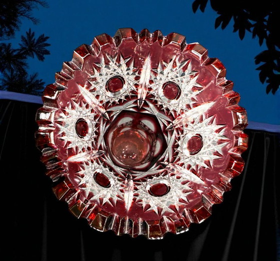 Image 1 of Bohemia - Art Deco Bohemian Crystal Vase