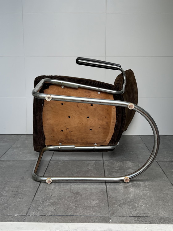 Image 1 of 2 X De Wit Sillas , Sillones , Tejido acanalado Marrón Original