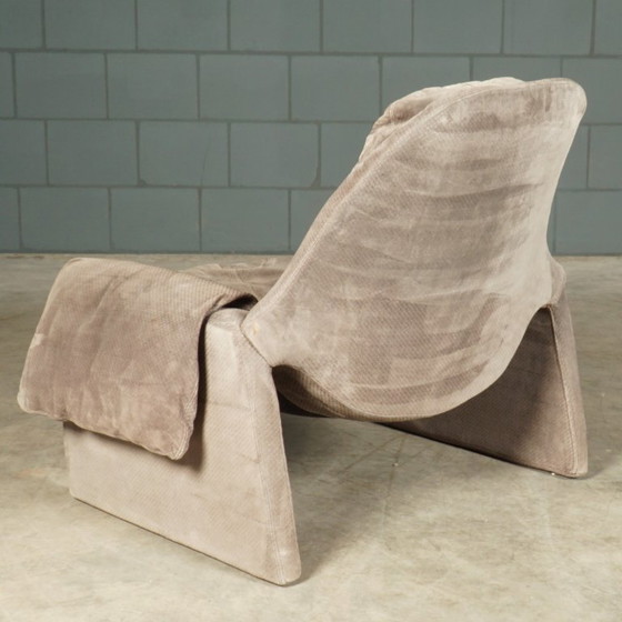 Image 1 of Propositions de fauteuil lounge P60 avec ottoman – Vittorio Introini – Saporiti – Années 1960