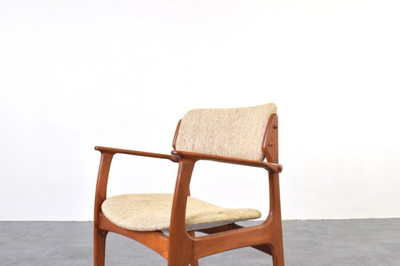 Image 1 of Teak Dining Chair by E. Buch for O.D. Møbler, 1960s