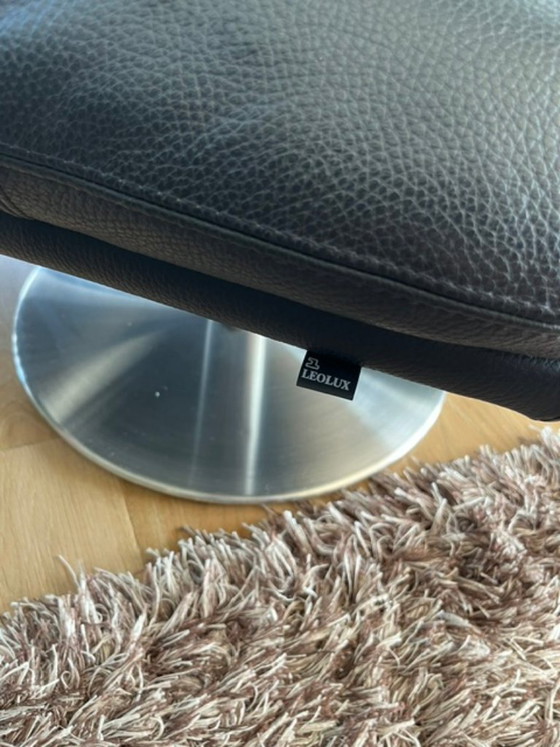 Sehr schöner Leolux CeCe Drehsessel aus schwarzem Leder – Leather (photo 4 of 6)