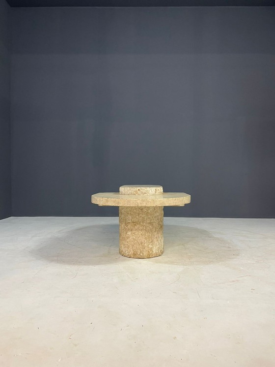 Image 1 of Mactan/Fossil Stone Coffee Table, Magnussen Ponte, 1980s