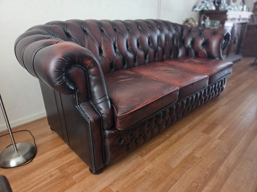 Winchester Chesterfield – banken, Leather, Wood (photo 2 of 5)