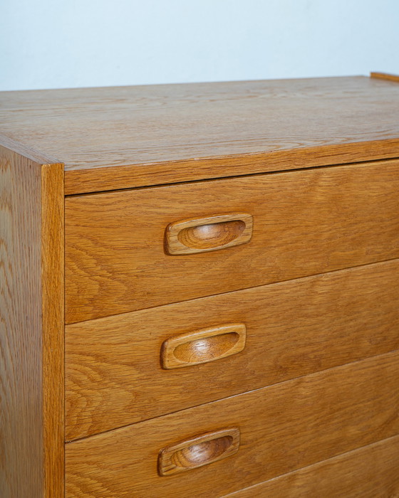 Image 1 of Mid Century Danish Chest Or Commode Made Of Oak, Ps System