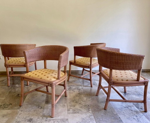 4x Sedie Vintage Gasparucci Italio