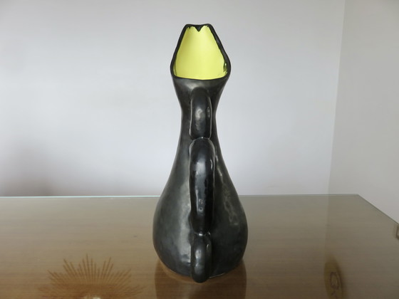 Image 1 of Large Ceramic Vase Signed Ray Camart in Vallauris, France, 50s-60s