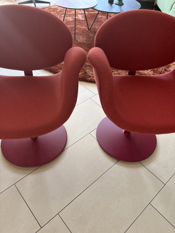 Image 1 of 4 Original Artifort Little Tulip Rosso (non rosso acceso). 1 anno. Acquistati da Gilsing Zevenaar