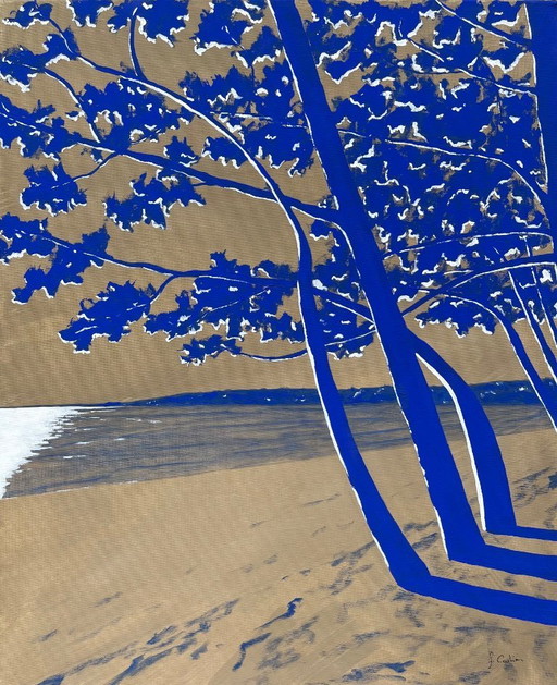 Acrylic on canvas stretcher. Format 61x50cm.