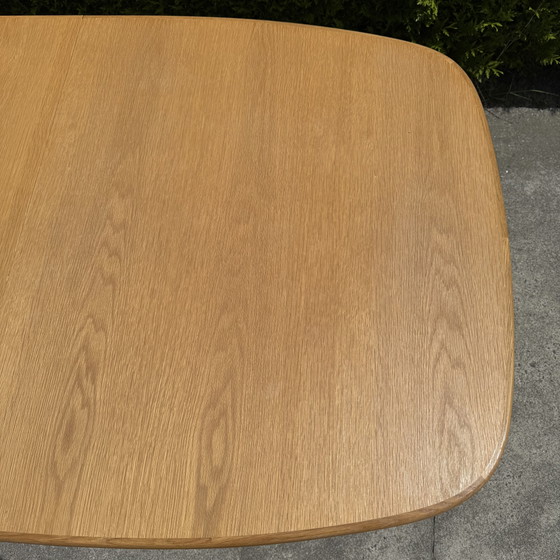 Image 1 of Mesa de comedor escandinava de roble - extensible