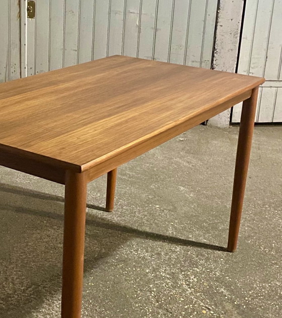 Image 1 of Scandinavische houten eettafel, bureau, 1960