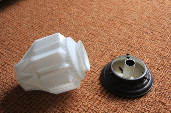 Image 1 of art deco vintage plafond lamp