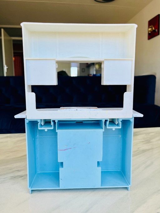 rare blue barbie retro vintage kitchen accessories mattel 1998 doll toys european version