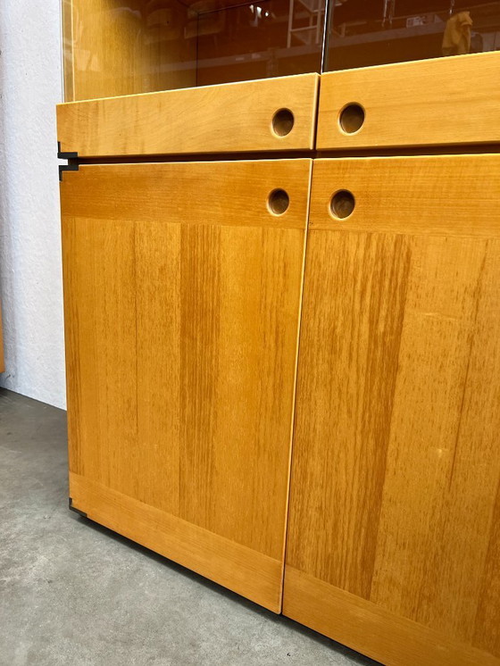 Image 1 of Buffet/armoire haute vintage, en bois de hêtre, Ibisco, Italie, années 1970