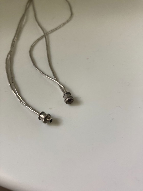 Image 1 of Navajo Indiaanse bloemenhanger (sterling zilver, turkoois, koraal)