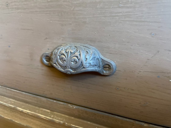 Image 1 of Display cabinet, china cabinet, collection cabinet with drawer, French antique