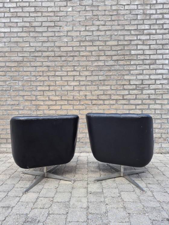 Image 1 of Eddi Harlis für Hans Kaufeld, 2X Design Lounge Chair, 1962, Chesterfield