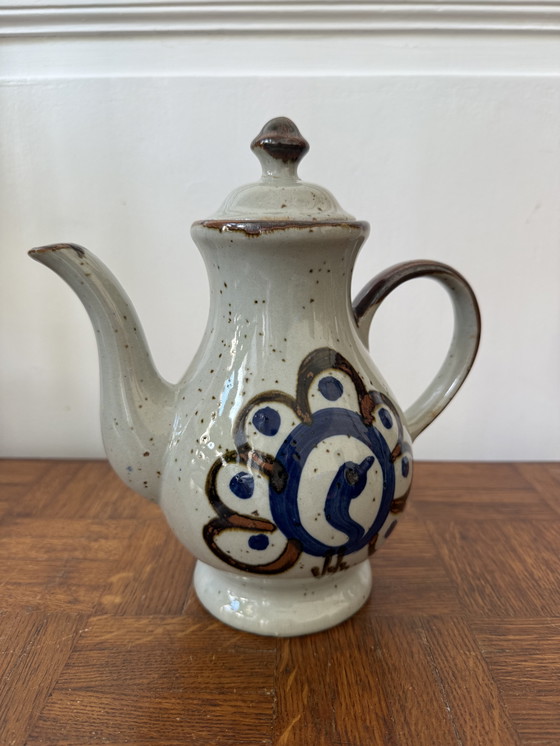 Image 1 of Vintage stoneware teapot