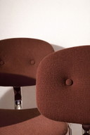 Set de 4 chaises pierre paulin steelcase strafor