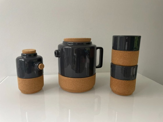 Image 1 of Juego de café/té Alma Gémea – cerámica y corcho – Portugal