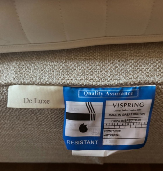 Image 1 of V-Spring Bed: Box spring 160-200 in Perfect Condition