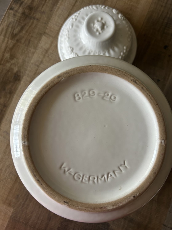 Vintage Scheurich Rumtopf 829-29 White - Perfect Condition - 70s Ceramics – Scheurich W-Germany, Decoration (photo 4 of 5)