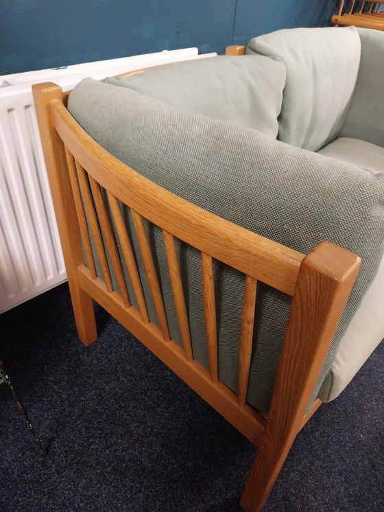 Image 1 of 1 x ensemble de 2 canapés 2 places Andreas Hansen 1980 hêtre clair