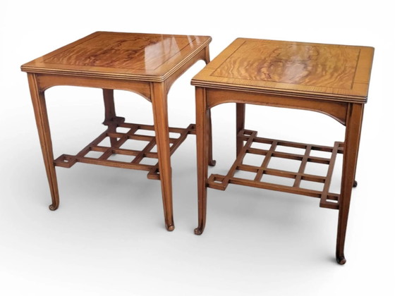 Jugendstil Couchtisch 1900 – Beistelltische, Art Nouveau (photo 8 of 18)