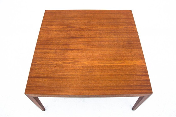 Image 1 of Teakhouten tafel, Denemarken, jaren 1960.