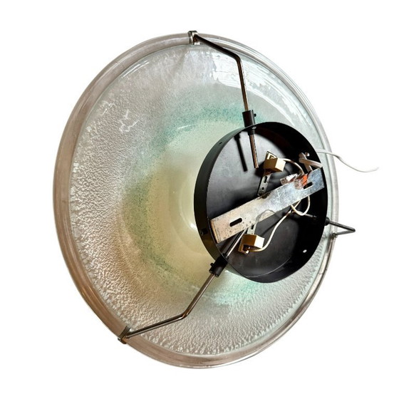 Image 1 of Lampada da parete vintage soffiata a mano, anni '80