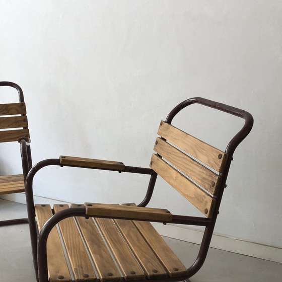 Image 1 of 2x Vintage Fauteuils