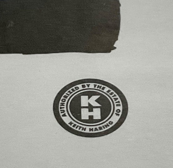 Image 1 of KEITH HARING, “4 figures on shoulders”