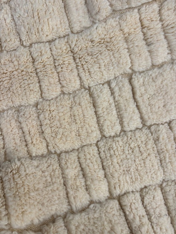 Tappeto marocchino in lana Mrirt 180x260 cm – Tappeto berbero avorio fatto a mano – Tappeto marocchino (photo 6 of 10)