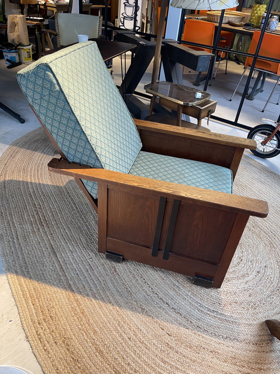 Image 1 of Amsterdamse fauteuil Recilining Easy chair Artdeco vintage 