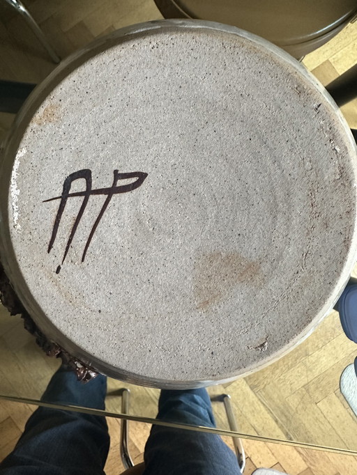 Vase UNIKAT signed (Denmark ca. 1980)