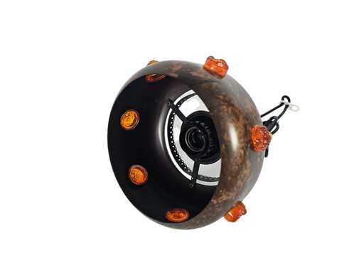 Herda Holland - lampe suspendue - cuivre - Space ace - années 80