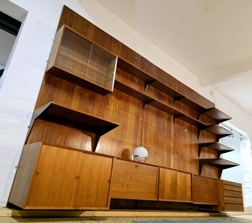 Poul Cadovius Royal System 60s Mid Century Teak Vintage Shelving Unit Wall Shelf System 