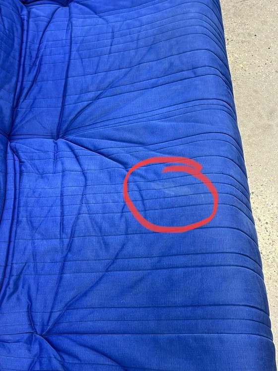 Image 1 of Ligne Roset Yoko bank – 3-zits – blauw – designklassieker