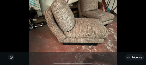 Image 1 of Canapé modulable 8 places par willy rizzo. modèle super c