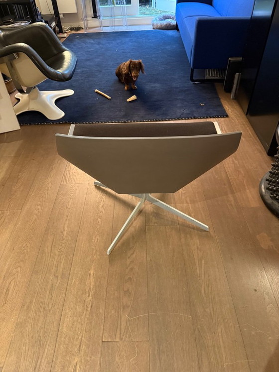 Original Fritz Hansen Space Lounge Chair, Jehs + Laub, Armchairs, polished steel, Black (photo 5 of 5)