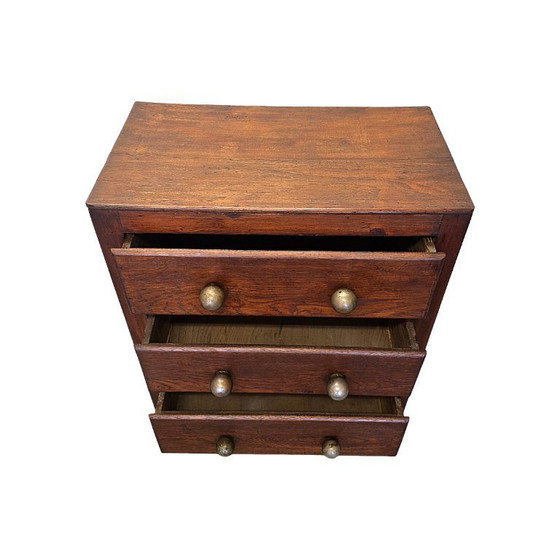 Image 1 of Oude Franse 3 laden commode, circa 1940