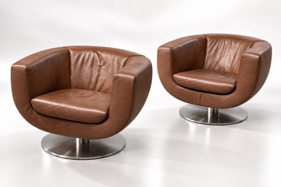 2 Poltrone B&B Italia Tulip – Leather (photo 4 of 5)