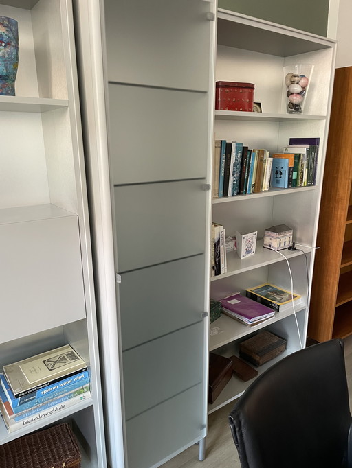Rolf Benz boekenkast, glazenkast en dressoir