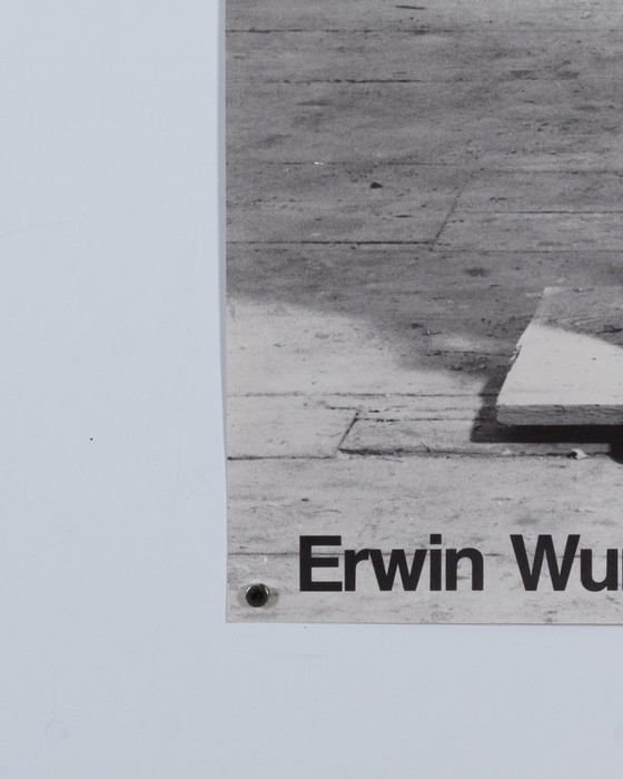 Image 1 of Erwin Wurm Forum Kunst Rottweil – 1984 Original Vintage Exhibition Poster by Erwin Wurm – Contemporary Art – 84.1x59.4 cm A1
