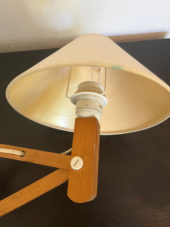 Lampe ciseaux IKEA V9004 vintage – Applique murale en bois – Années 1980 – Appliques murales, Wood (photo 6 of 9)