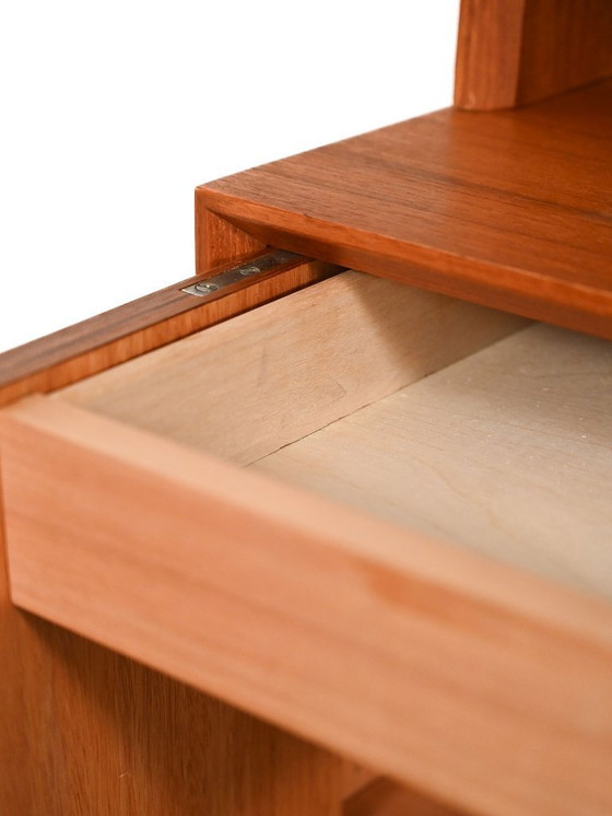 Image 1 of Scandinavische teakhouten boekenkast met kastje, jaren 1950-1960